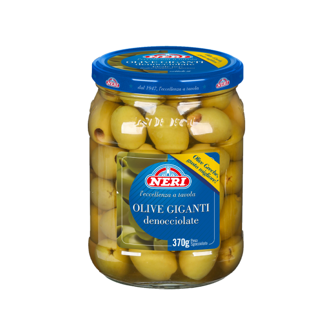 Olive verdi gigante denocciolate